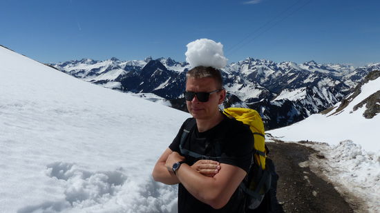 da basteln wir doch lieber eine Schnee-KRONE