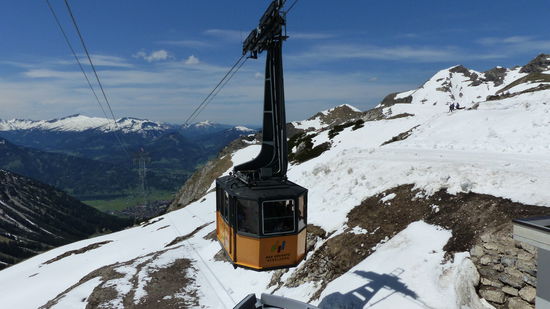 Nach gefühlten 3 Stunden Verweildauer geht es bergab zur Station Seealpe