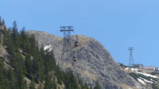 Begegnung zwischen den beiden Bergstationen