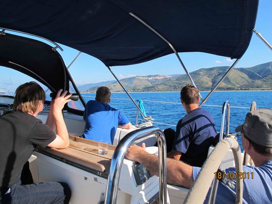 Der Hafen wird gepeilt