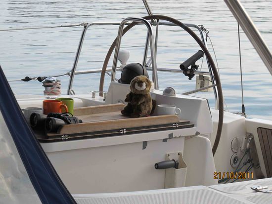 Biber an Bord ... den Aufkleber gabs zwar nicht im Supermarkt, aber dafür den Biber für Mathilda ... einer muß ja aufpassen