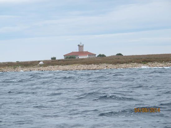 vorbei ... unter Segeln mit teilweise über 7kn