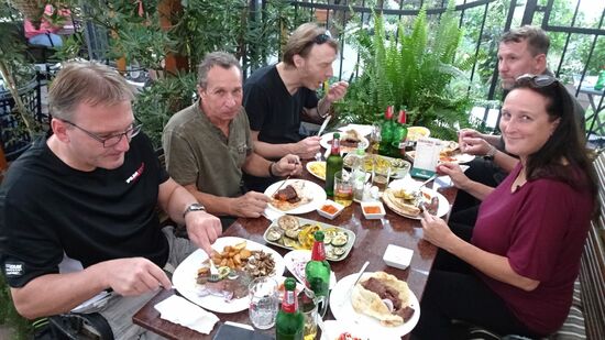 Auf Empfehlung eines Kollegen gings dann ins Restaurant … sehr lecker.