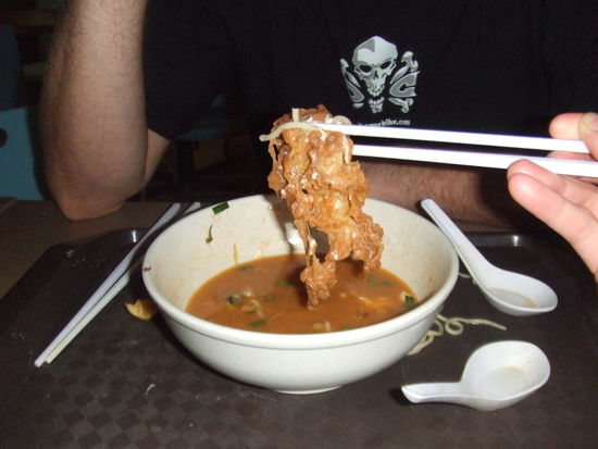 Tom Yam Soup - "and it burns burns burns"