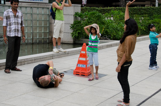 Christian wurde kurzerhand für ein Fotoshooting engagiert