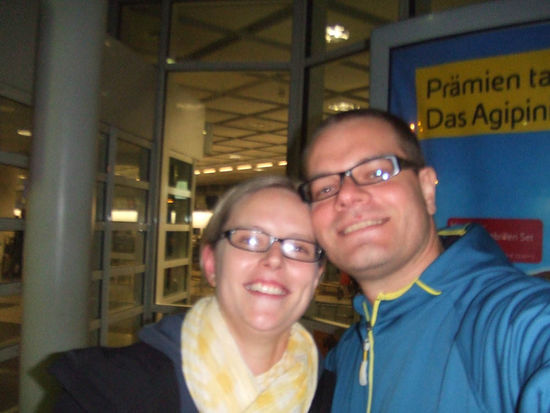 das obligate Foto...aber diesmal unscharf und ohne !! Bier.....war schon ausgetrunken 