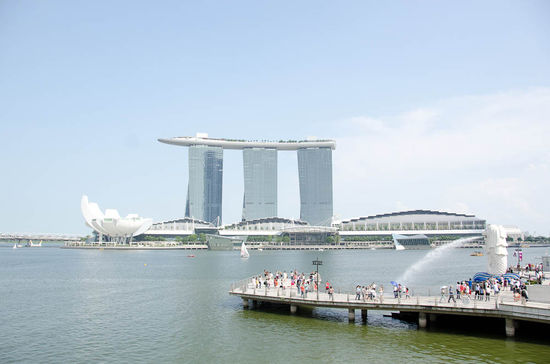 Marina Bay Sands ....es war heiß sehr heiß..so heiß