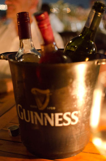 kein guiness......wein