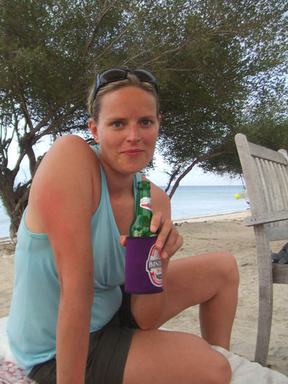 ....... und a bier in der hand