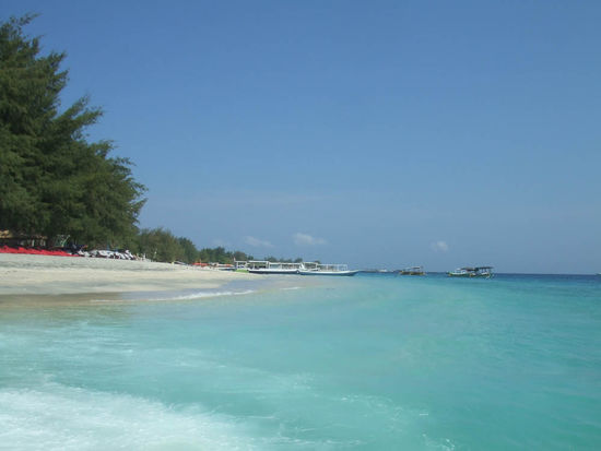 der letzte Blick auf unser kleines Paradies!....bye bye gili