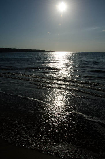 belohnt wurden wir noch dazu von einem der schönsten Sonnenuntergänge.......wie soll man da heim wollen!?