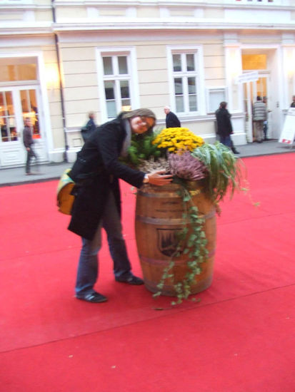 der "red carpet" ... extra für uns