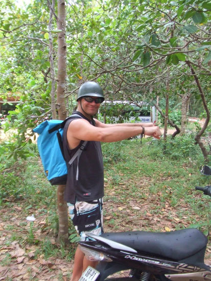 geiler helm...wo is die harley!?