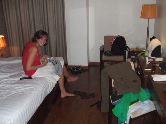 kaum eingezogen, schon wieder chaos im zimmer