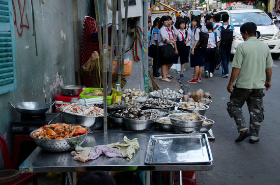 man siehe... die hervorragende kühlkette bei meeresfrüchten