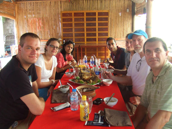 unsere kleine reisetruppe....ganz international