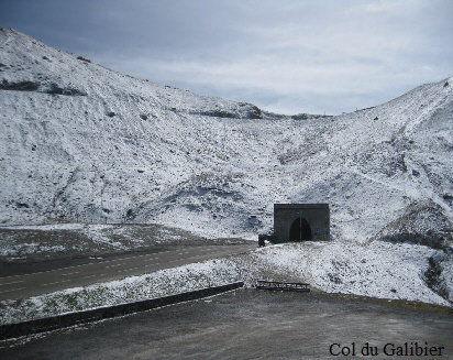 Scheiteltunnel des Col du Galibier
