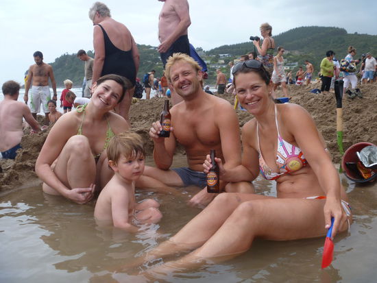 ..Badewannentemperaturen genießen. Prost!