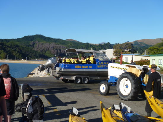 Das ist also ein Wassertaxi an Land