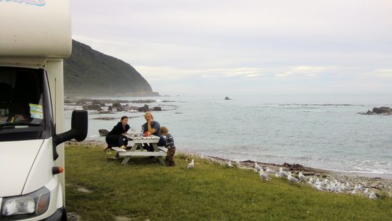 Mittagessen mit Ausblick