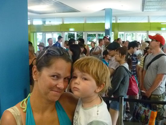 Ja ok, wir waren schon mit weniger Leuten tauchen.