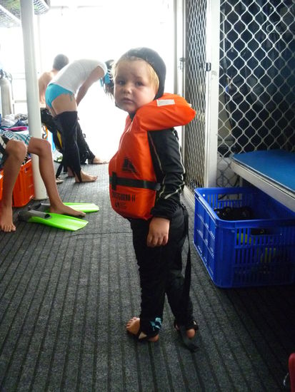 Ben hatte mehr Spass als es auf dem Bild aussieht.