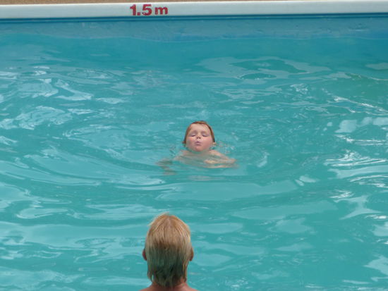 Nochmal der stolze Vater mit dem Atlethen!