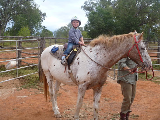 Speckles sieht schon ein bißchen aus wie der kleine Onkel...fand Ben auch.