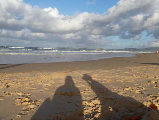 Abschied von Australien mit nem Sektchen am Strand
