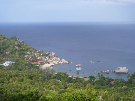 Blick auf die so called Calypso Bay.....