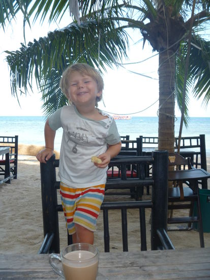 Frühstück am Strand