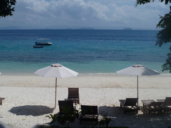 Blick von unserem Bungalow