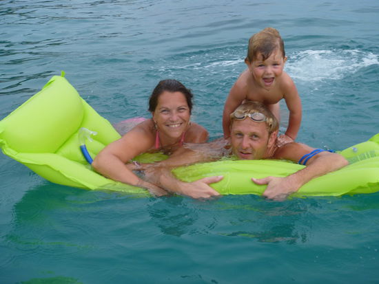 Abschiedsfoto von der schönen Insel nach 1 Woche