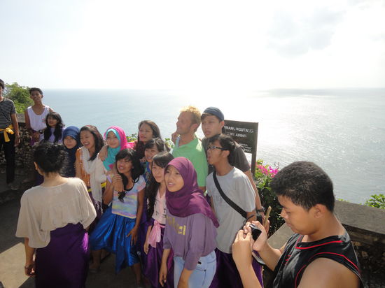 Eigentlich wollten die Indonesier ja ein Bild mt Ben...da dieser nicht wollte, war Jan dran.