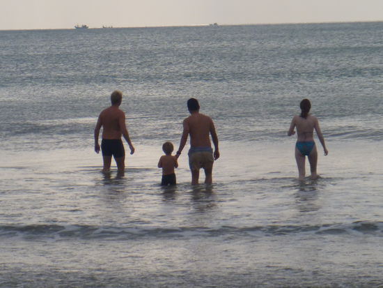 Jimbaran Beach vor dem abendlichen BBQ