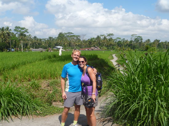 Tour durch die Reisfelder