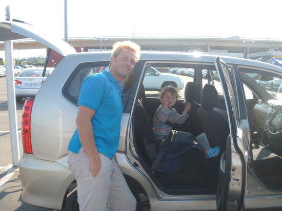 Endlich das goldene Auto.