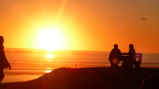 Endlich mal wieder ein Sonnenuntergang.