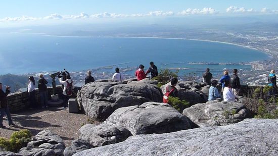 Blick vom Tafelberg auf die Stadt