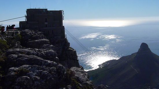 und aufs Meer und den Lions Head