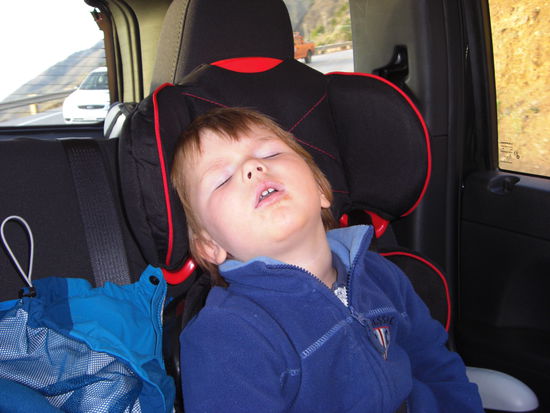 Ben geniesst die tolle Aussicht auf seine Weise