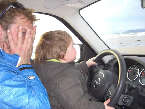 ...gefahren ist natürlich Ben 