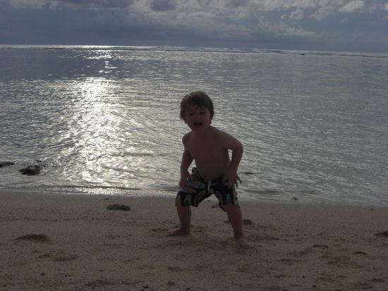 Ben beim guten Abend Haka