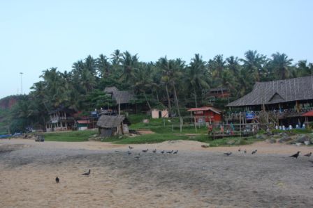 Varkala Beach am frühen Morgen