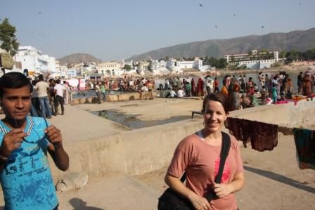 Pushkar See, nein ich werde darin nicht baden...