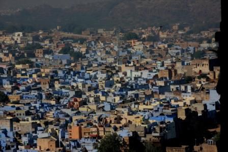 Die blaue Stadt, Blick vom Fort