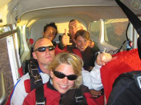 First Class in der Cessna - ready for take off.