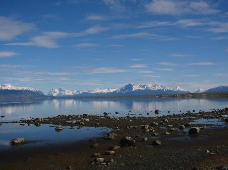 Aussicht von Puero Natales