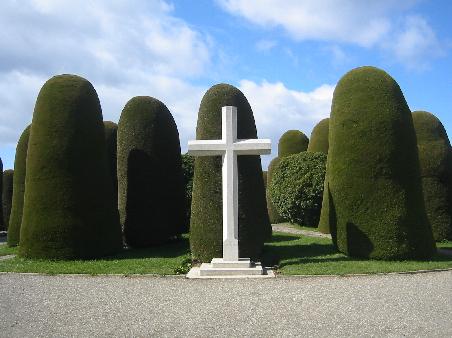 Massarbeit auf dem Friedhof von Punta Arenas, die sogar Recoletta in Buenos Aires in den Schatten stellt...