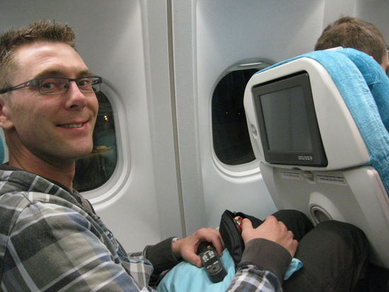 Turkish Airlines. Jeder hat sein eigenes Entertainmentsystem.